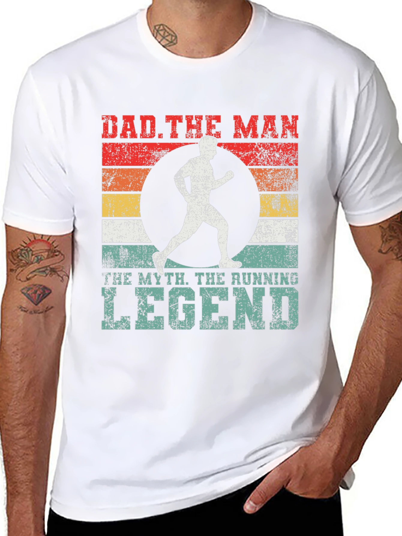 Dad Running Legend Graphic Tee