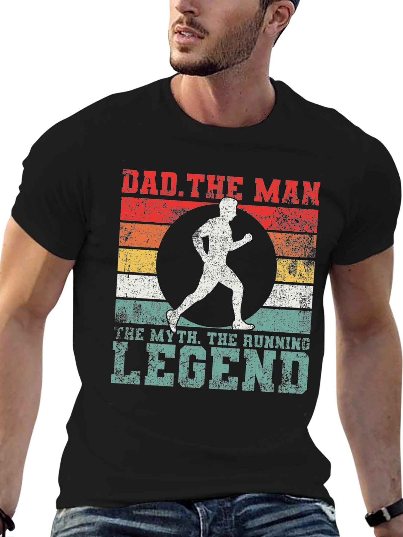 Dad Running Legend Graphic Tee
