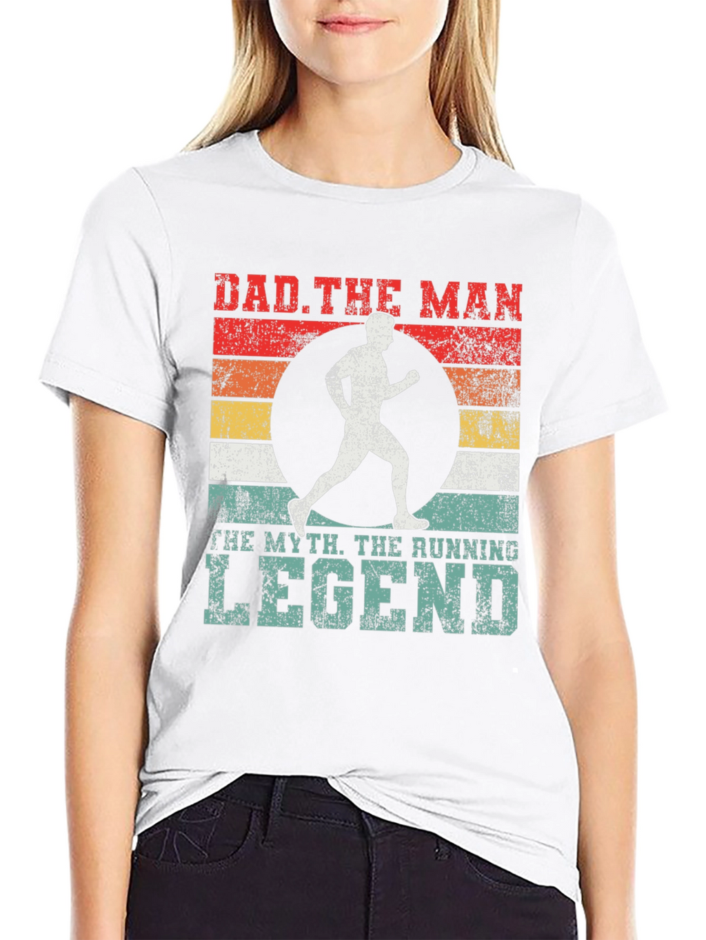 Dad Running Legend Graphic Tee