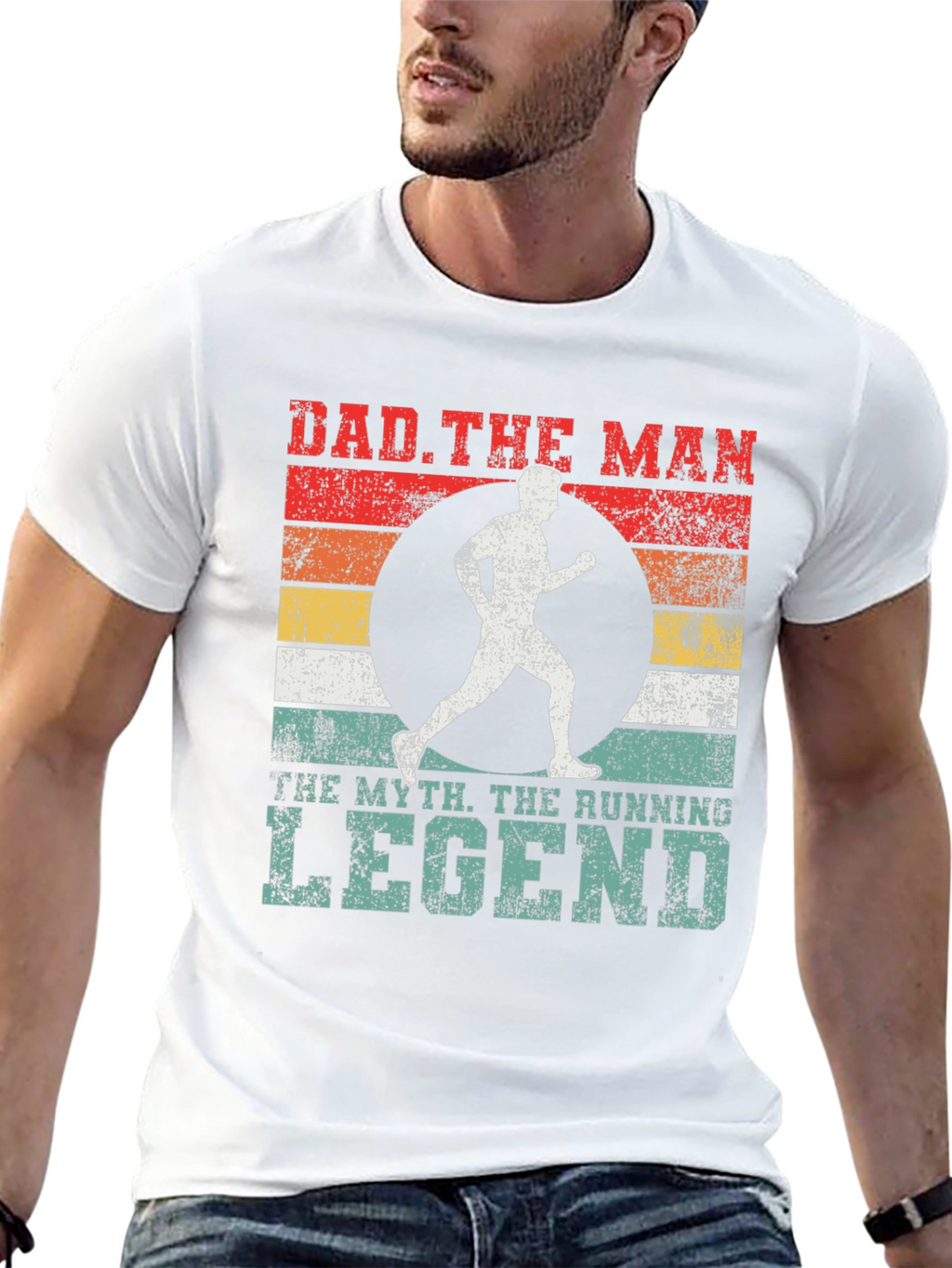 Dad Running Legend Graphic Tee