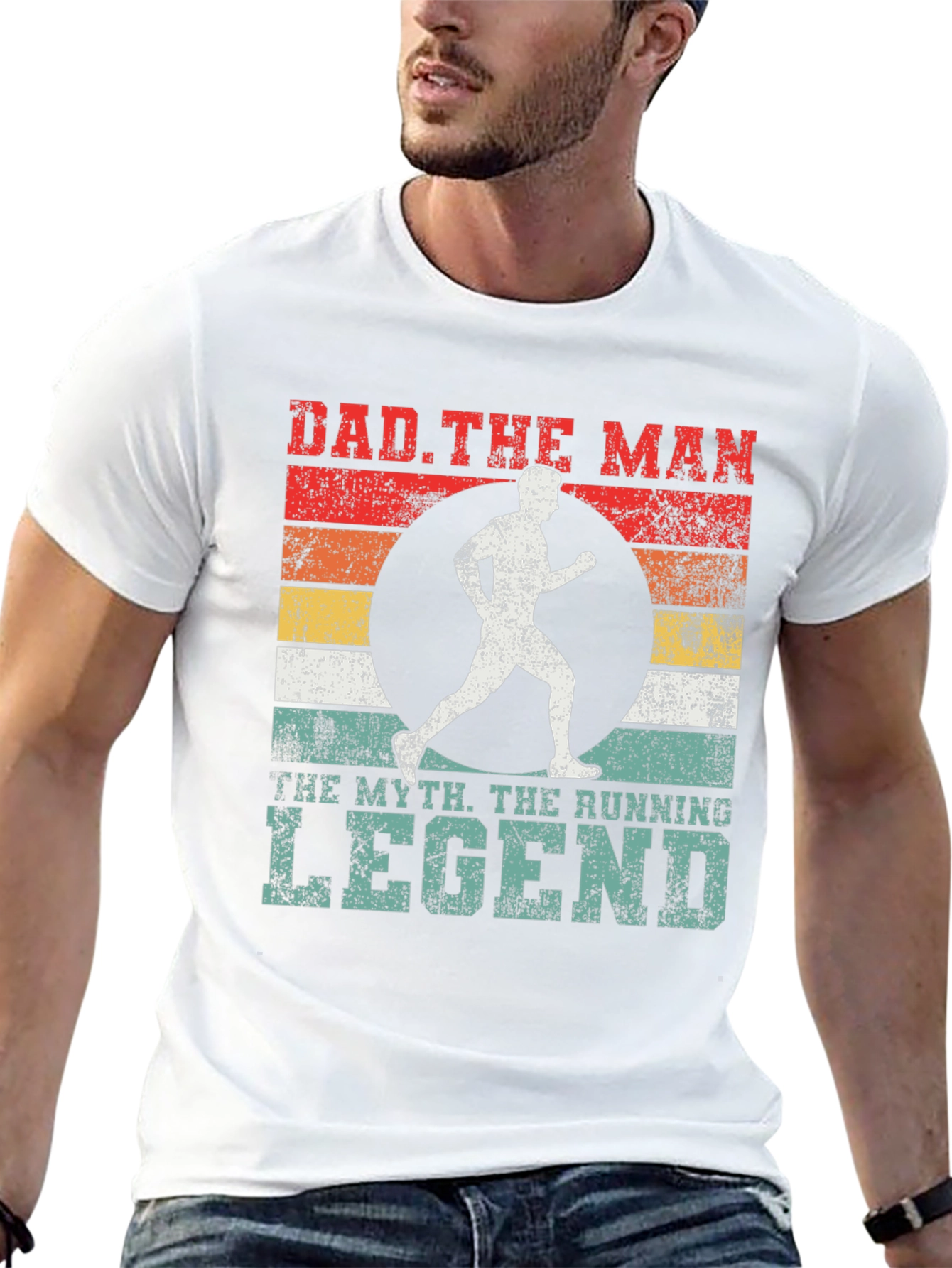Dad Running Legend Graphic Tee