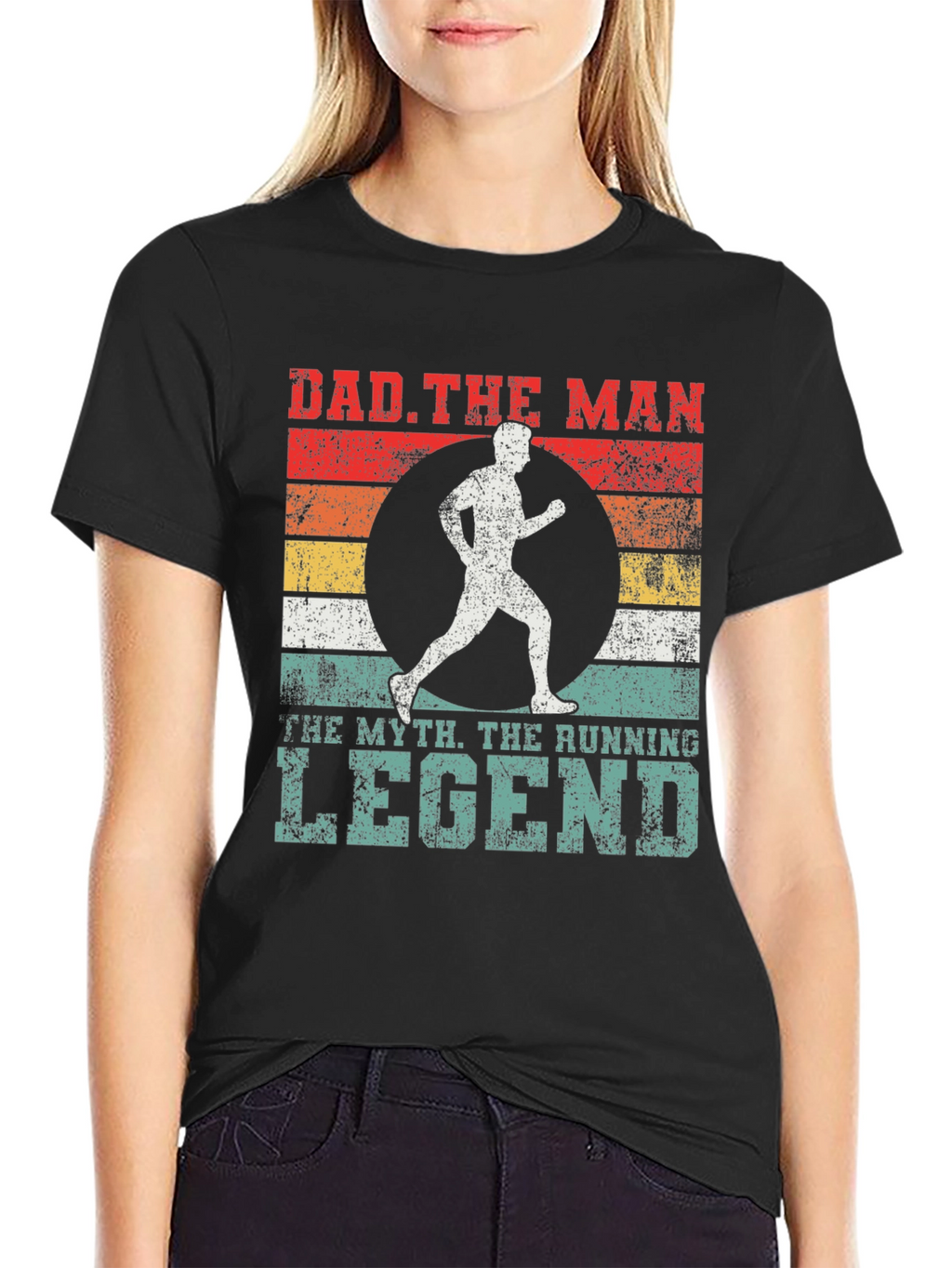 Dad Running Legend Graphic Tee