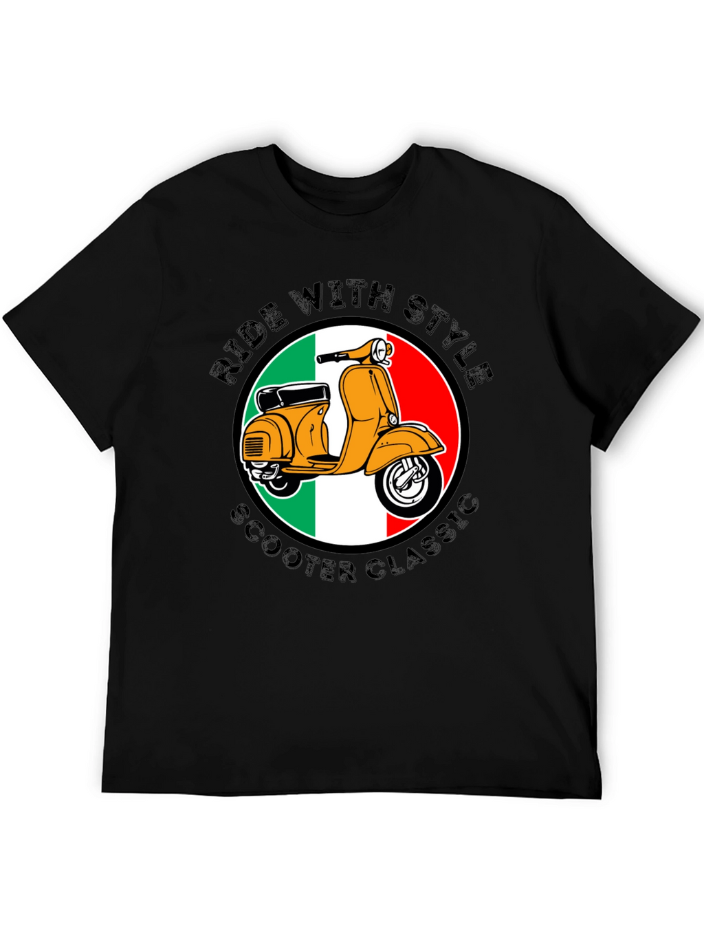 Ride With Style Scooter Classic T-Shirt