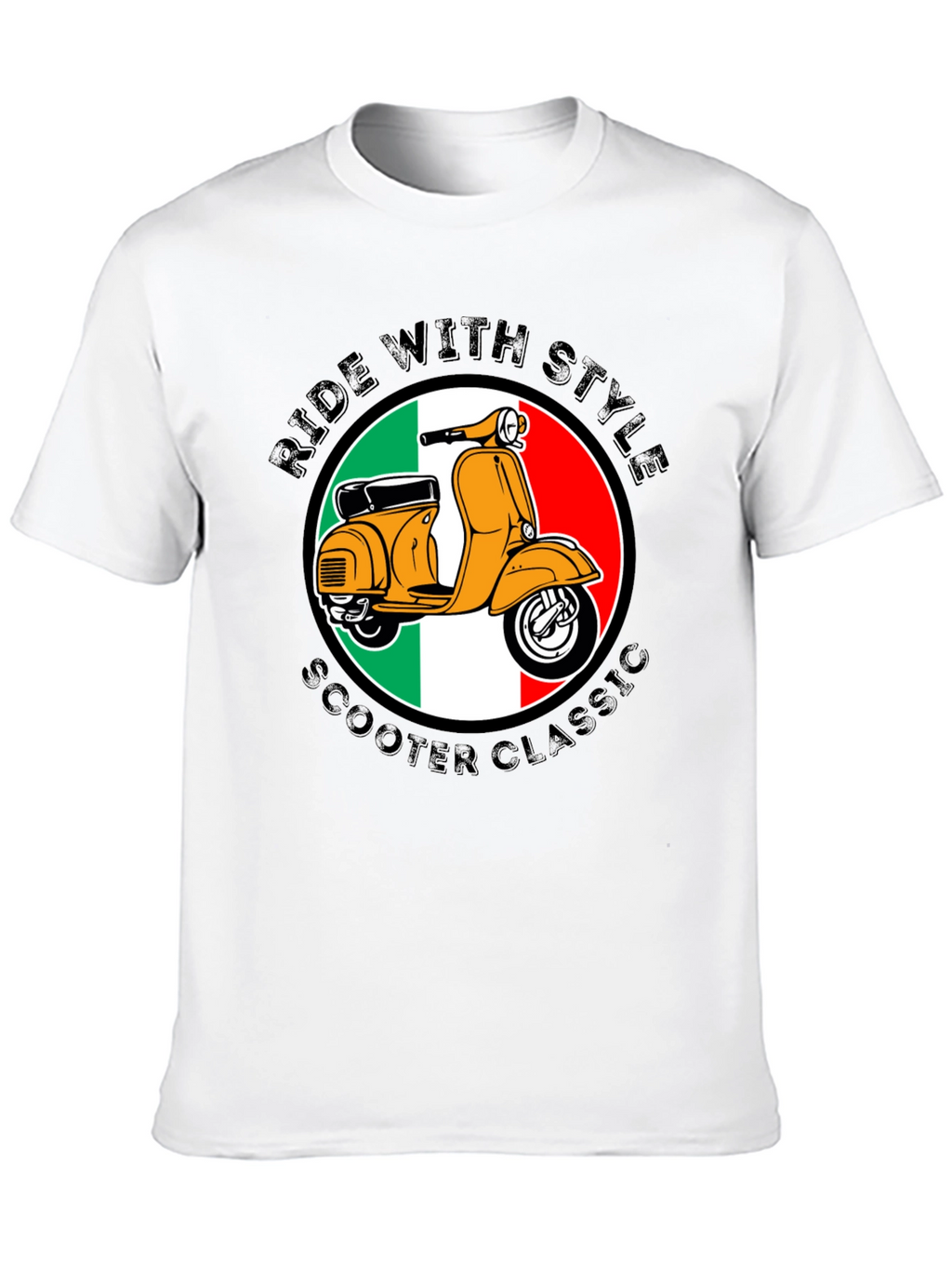 Ride With Style Scooter Classic T-Shirt