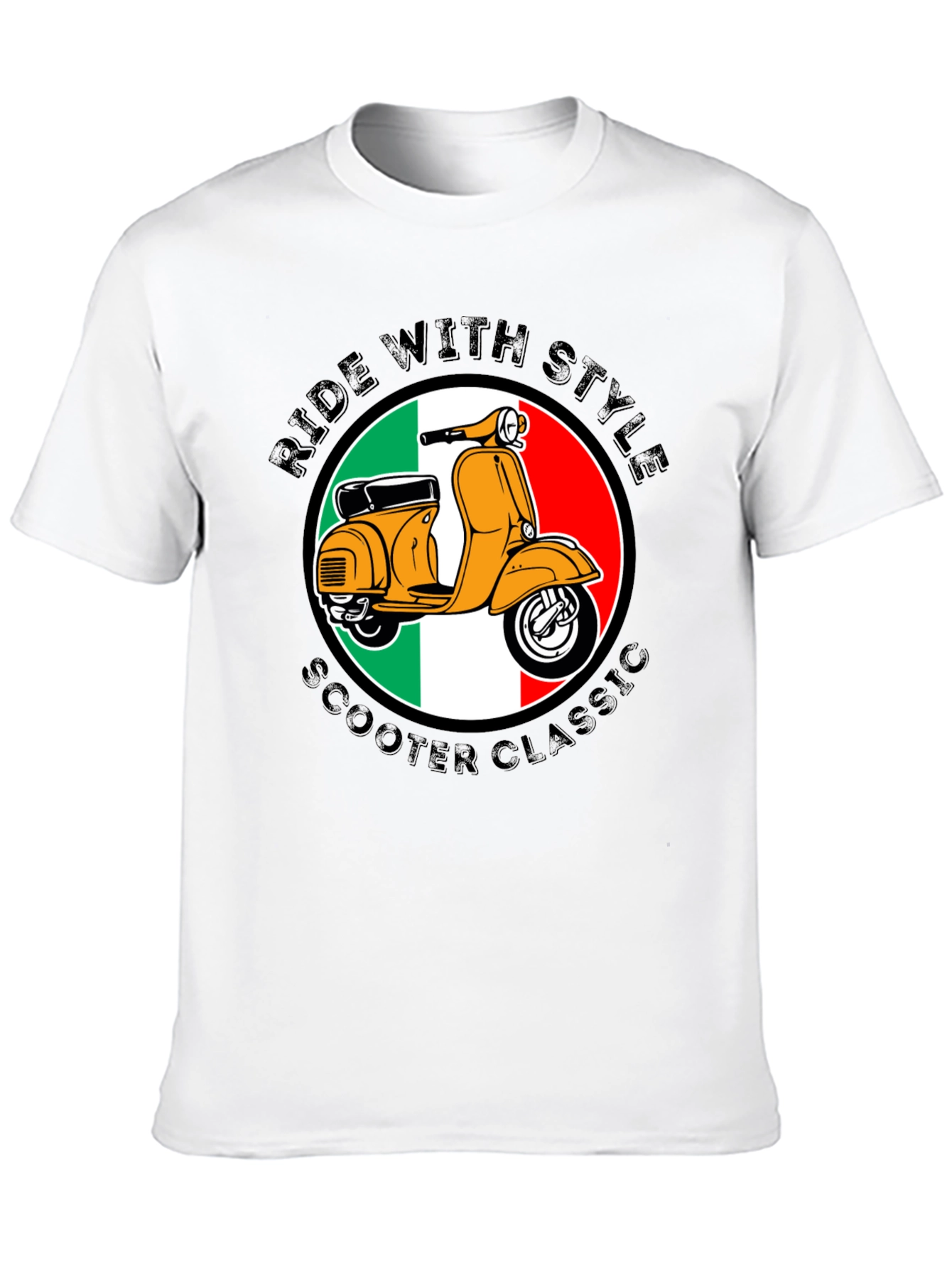 Ride With Style Scooter Classic T-Shirt