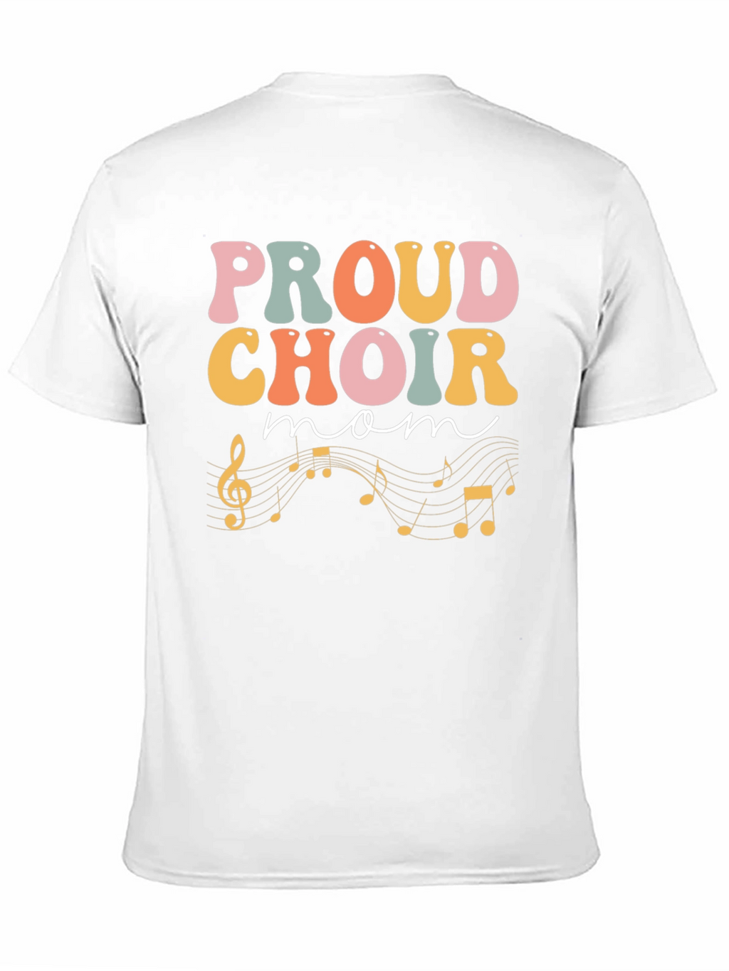 Proud Choir Mom Black T-Shirt
