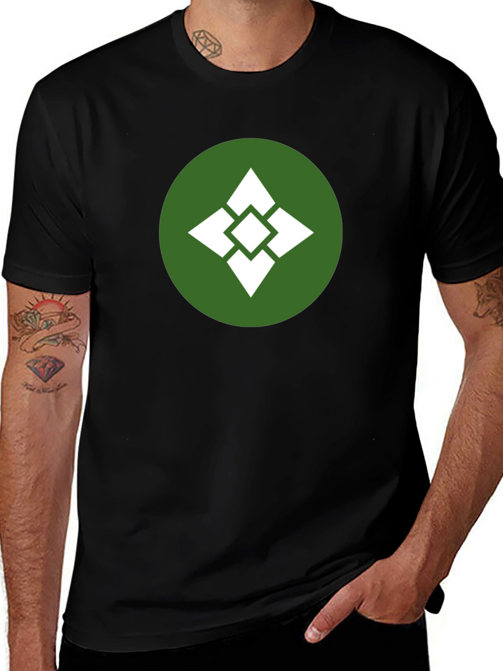 Geometric Graphic Tee - Casual Comfort