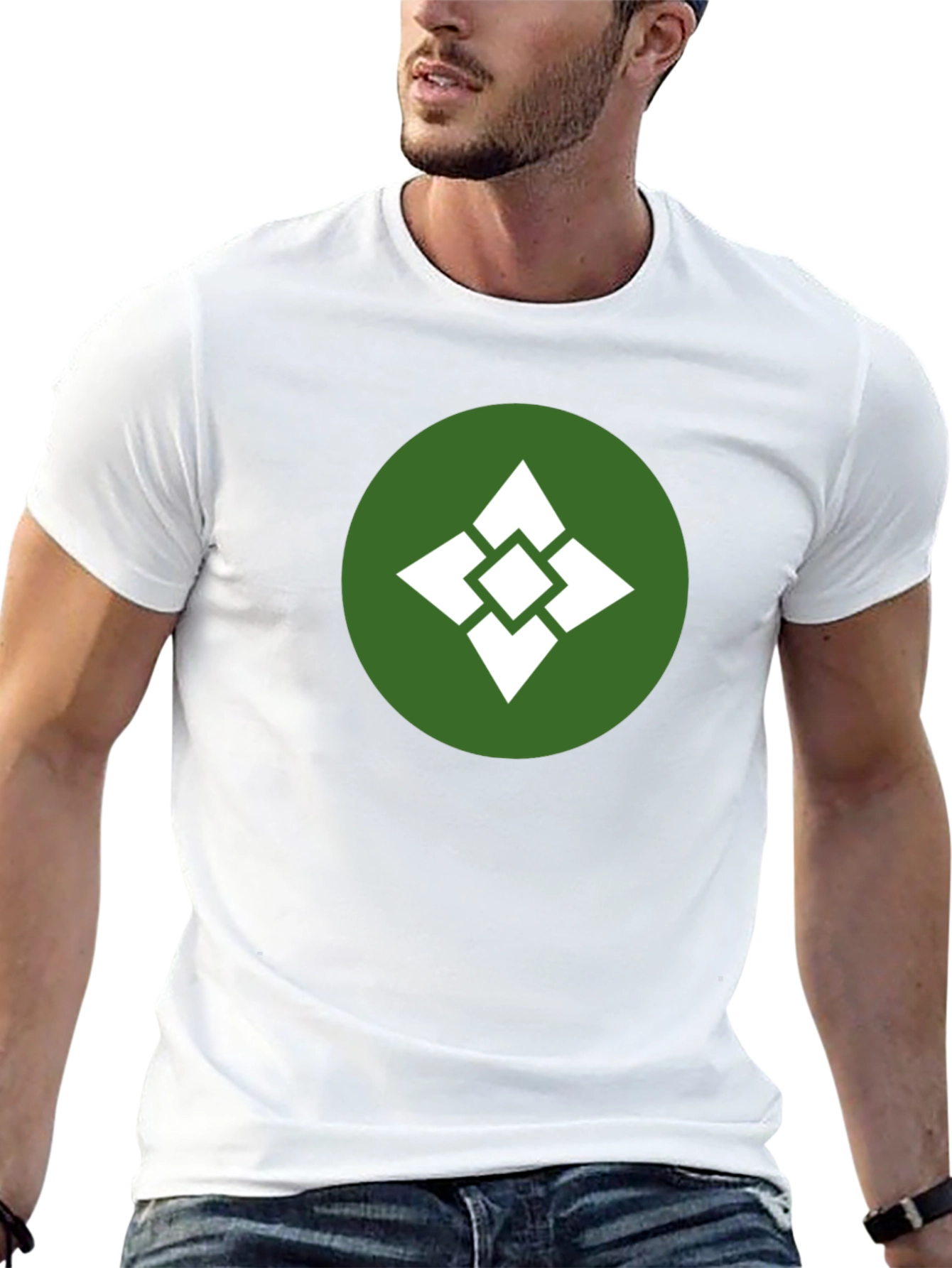 Geometric Graphic Tee - Casual Comfort