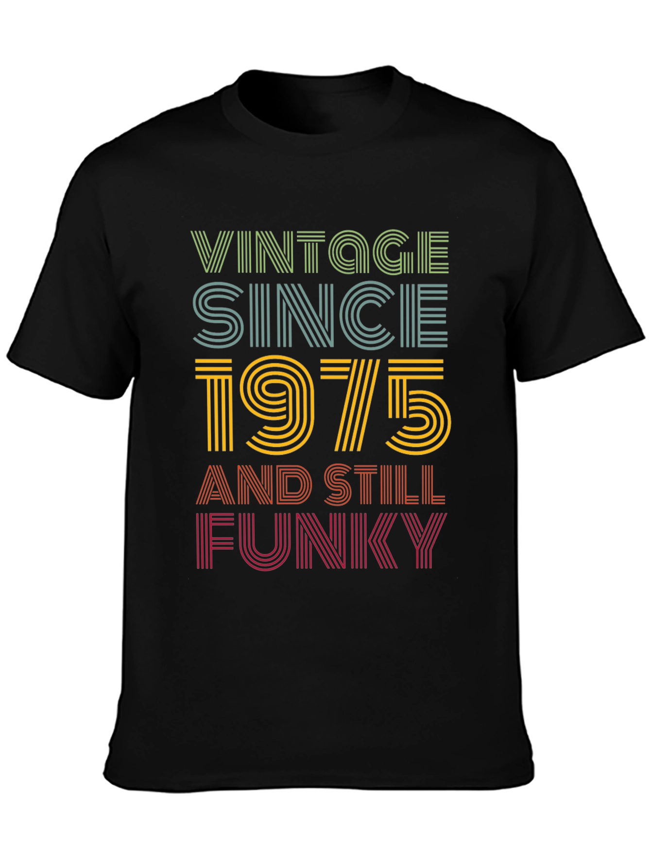 Vintage Since 1975 Funky Graphic T-Shirt