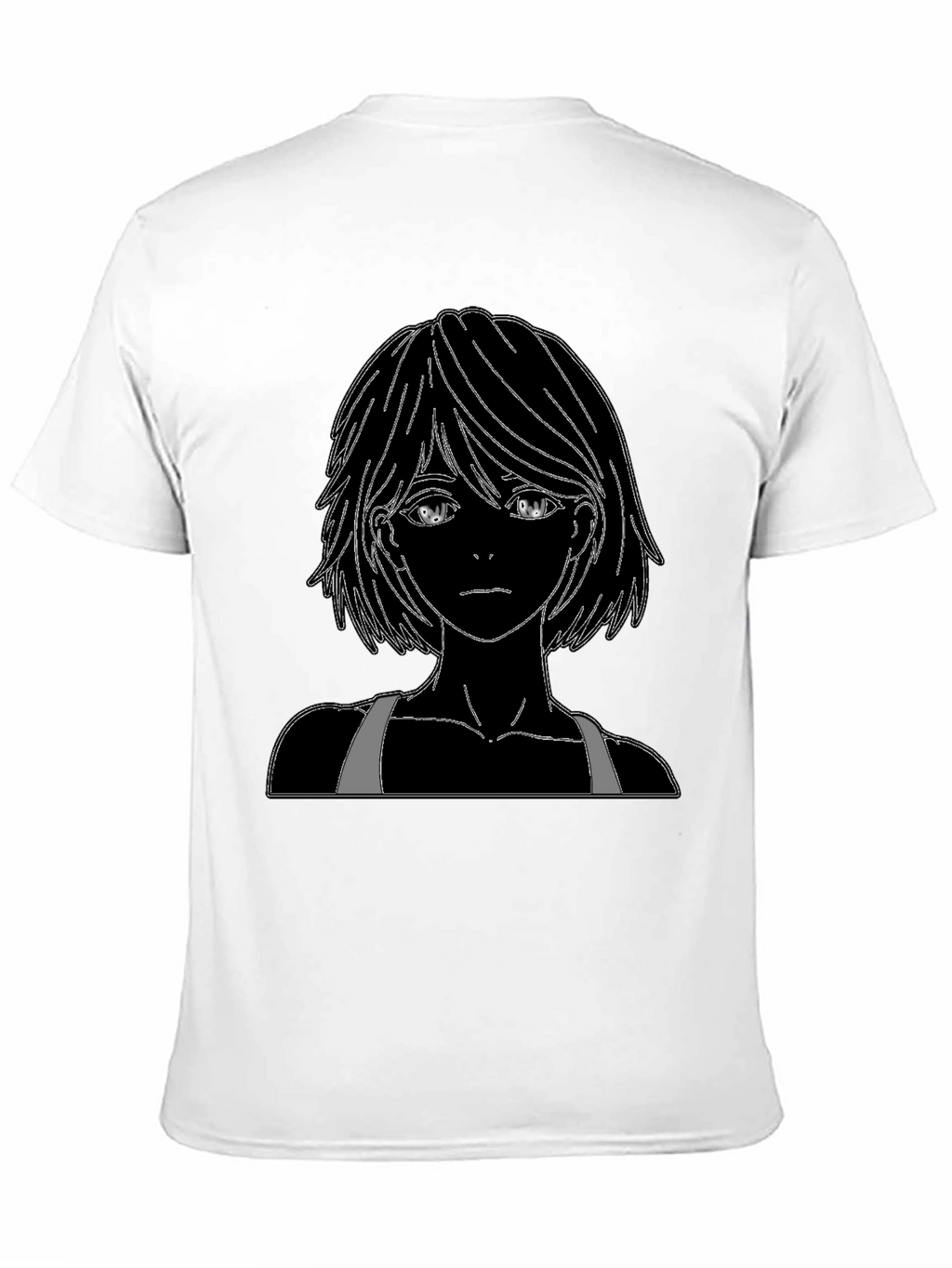 Anime Graphic Black T-Shirt