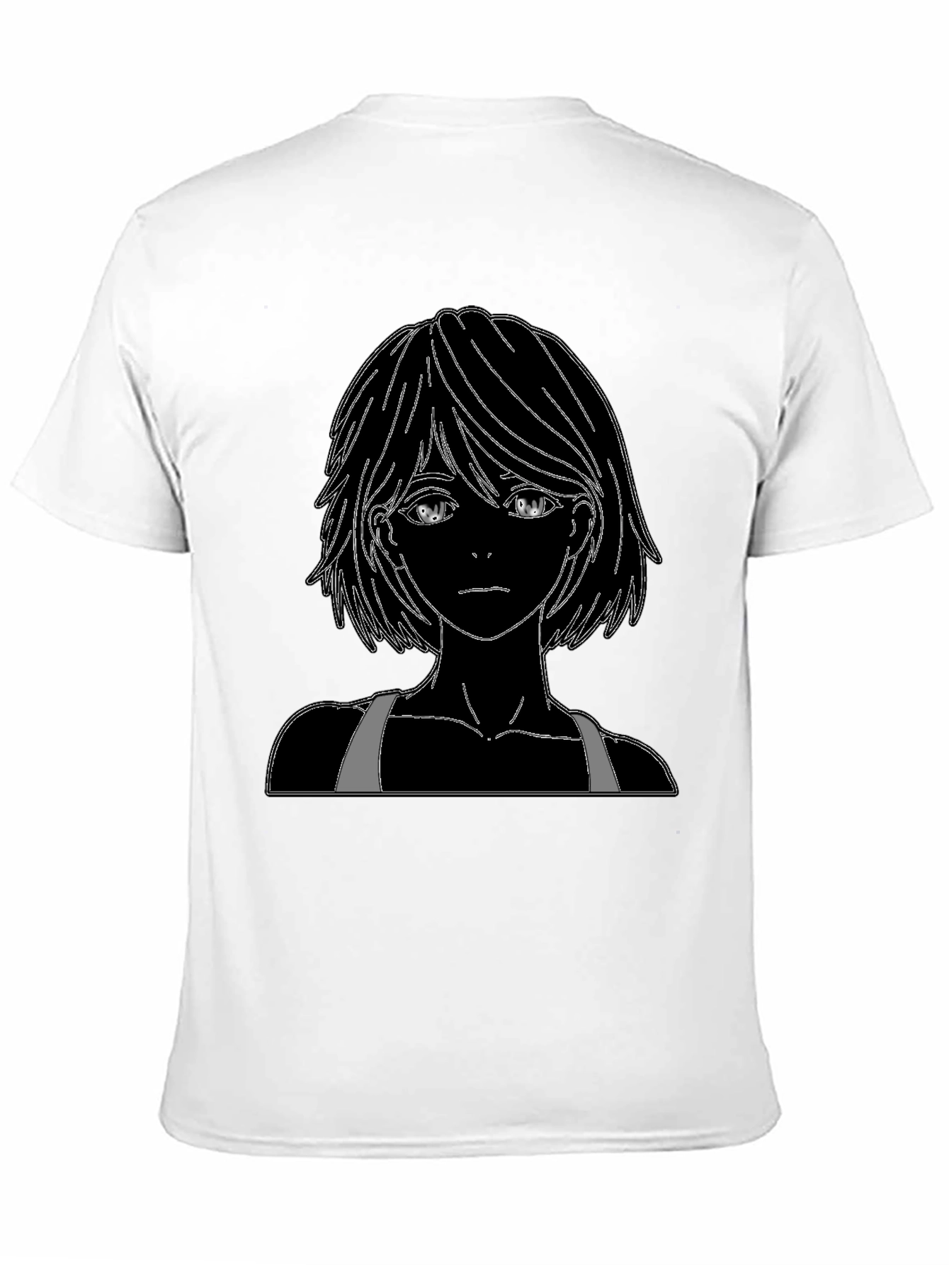 Anime Graphic Black T-Shirt