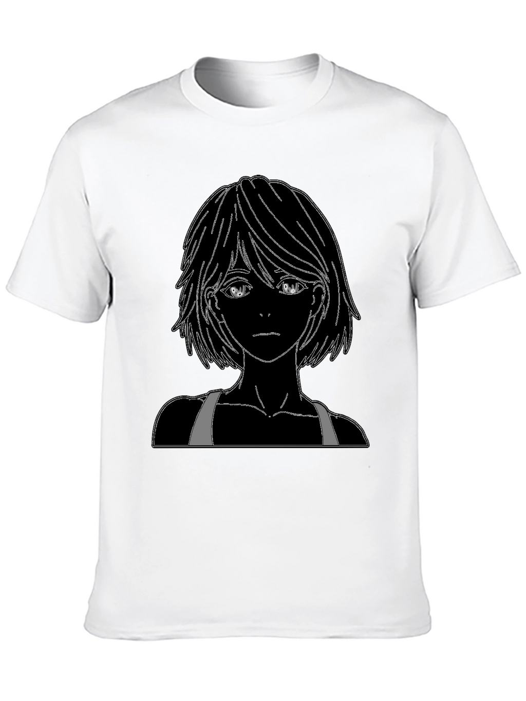 Anime Graphic Black T-Shirt