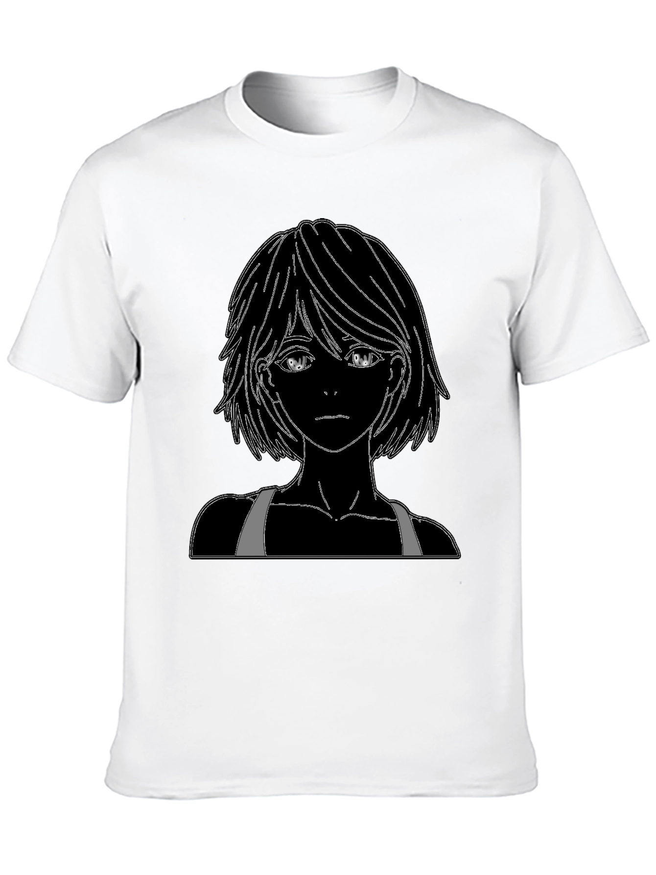 Anime Graphic Black T-Shirt