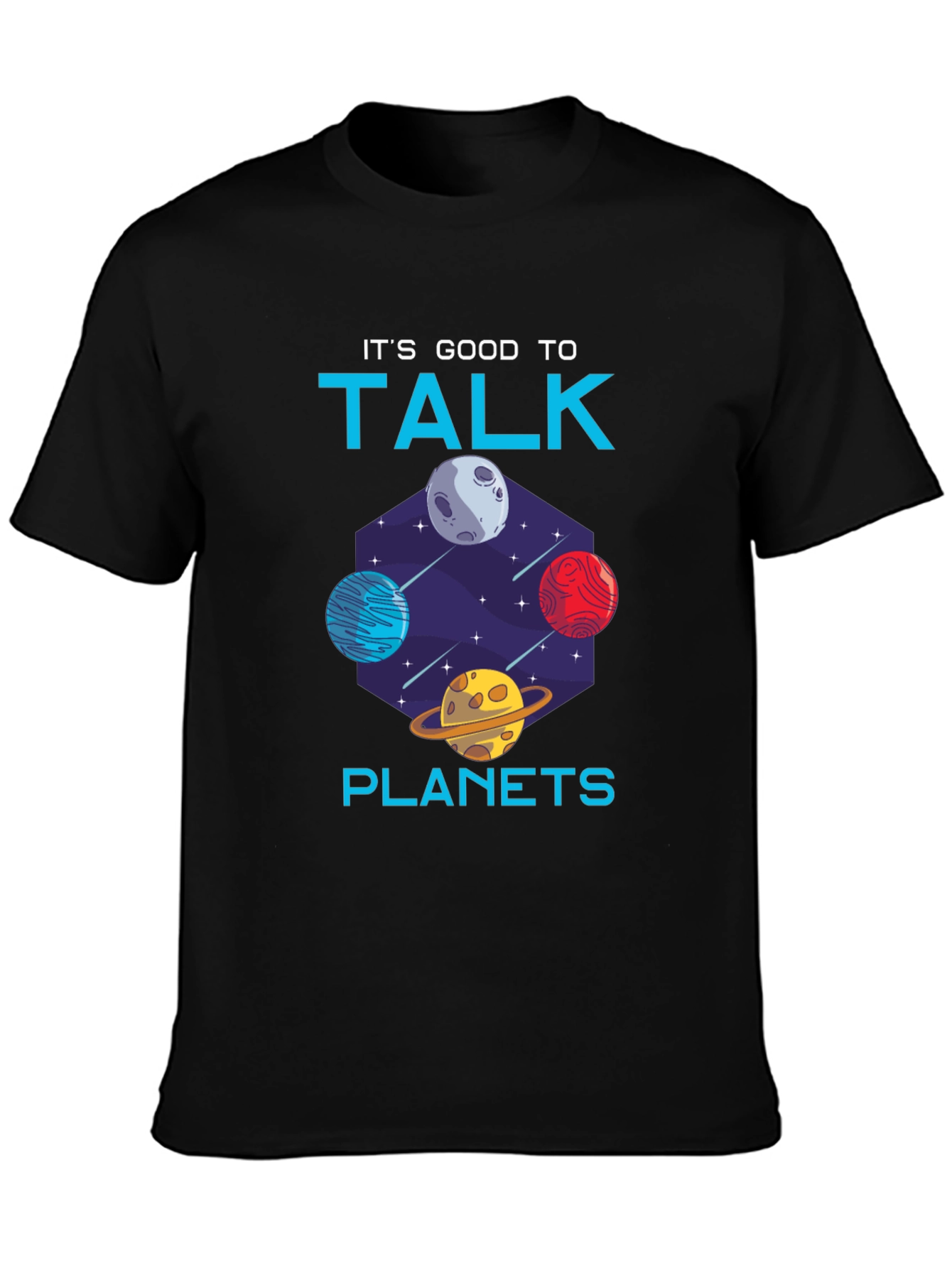 Its Good to Talk Planets Graphic Tee