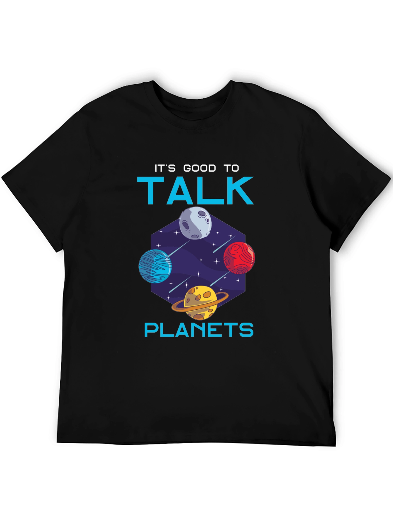 Its Good to Talk Planets Graphic Tee