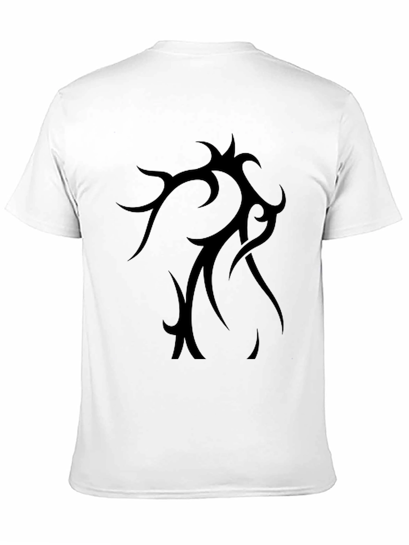 Tribal Tattoo Graphic Black T-Shirt