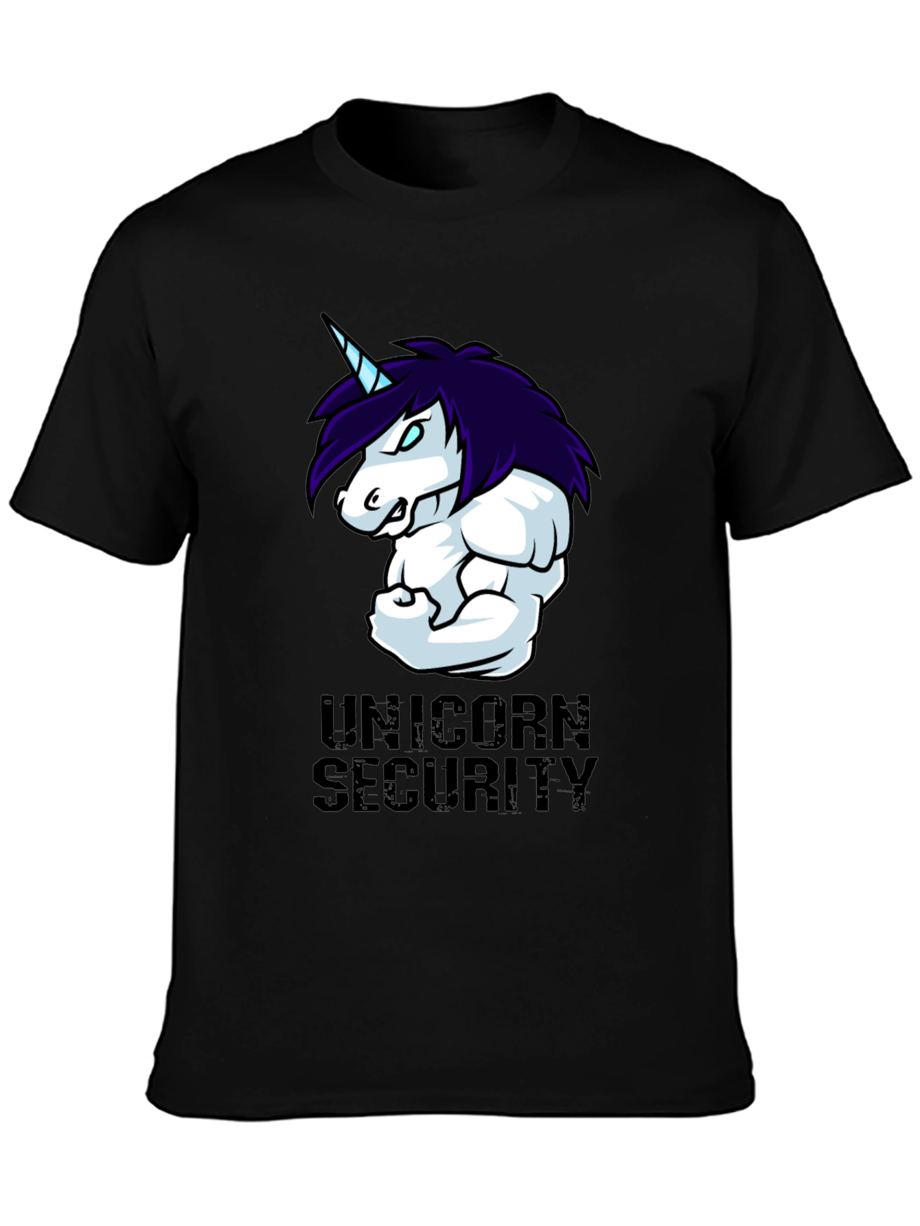Unicorn Security T-Shirt - Bodybuilder Graphic Tee