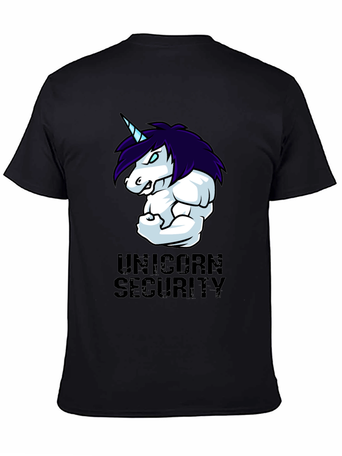 Unicorn Security T-Shirt - Bodybuilder Graphic Tee