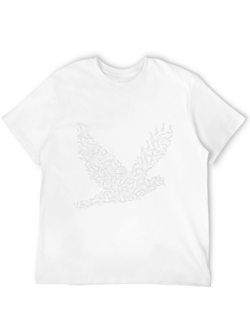Peace Dove Graphic Tee - Black Unisex T-Shirt