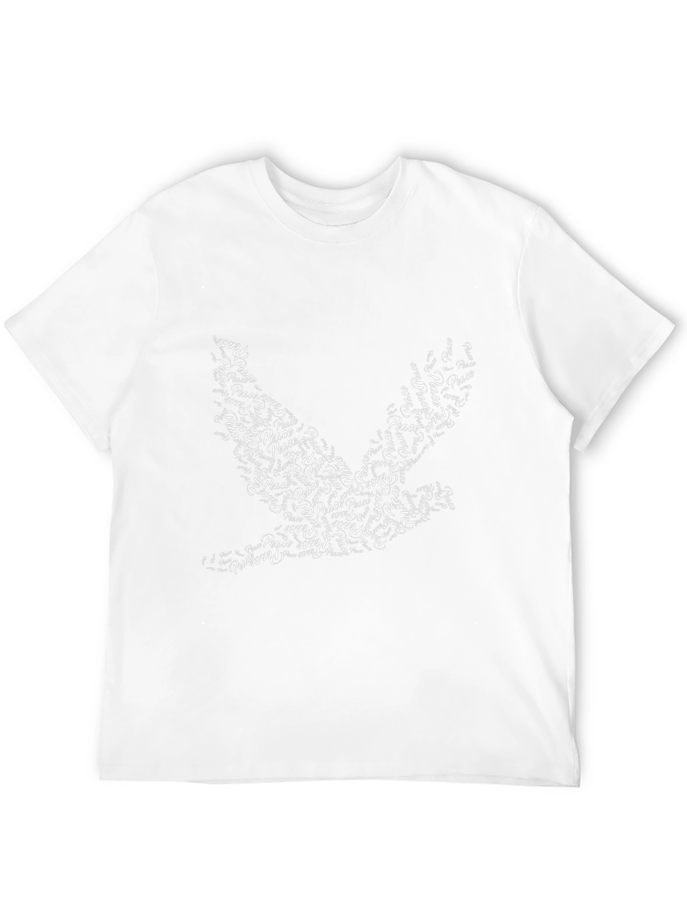 Peace Dove Graphic Tee - Black Unisex T-Shirt
