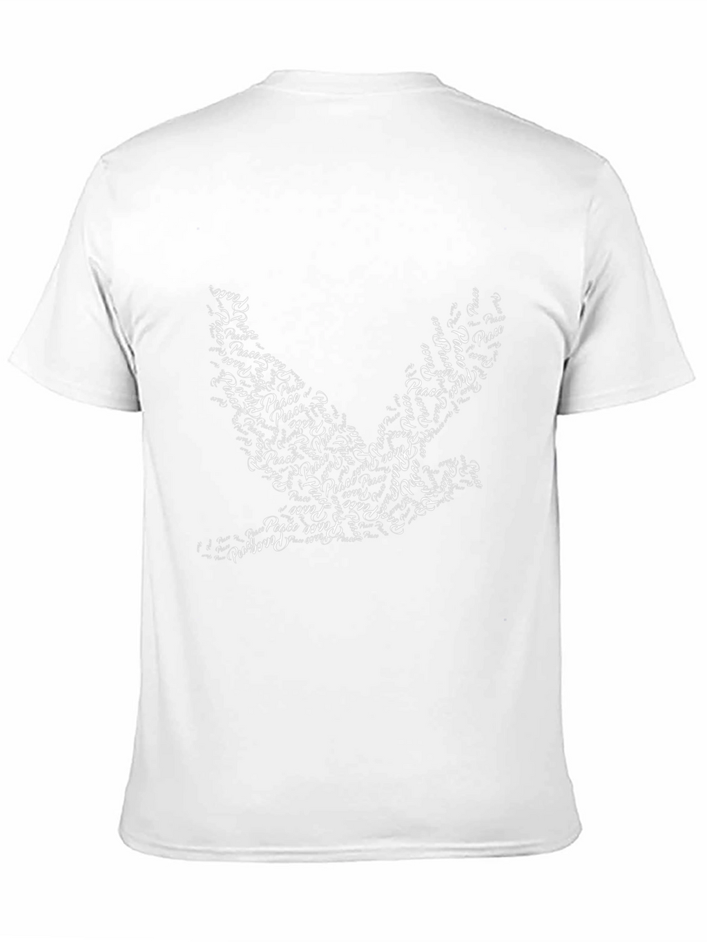 Peace Dove Graphic Tee - Black Unisex T-Shirt