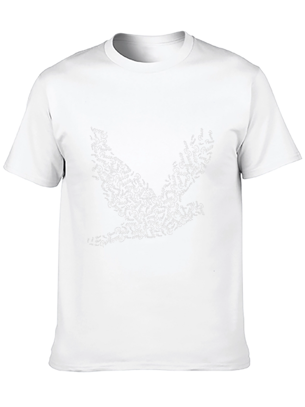 Peace Dove Graphic Tee - Black Unisex T-Shirt