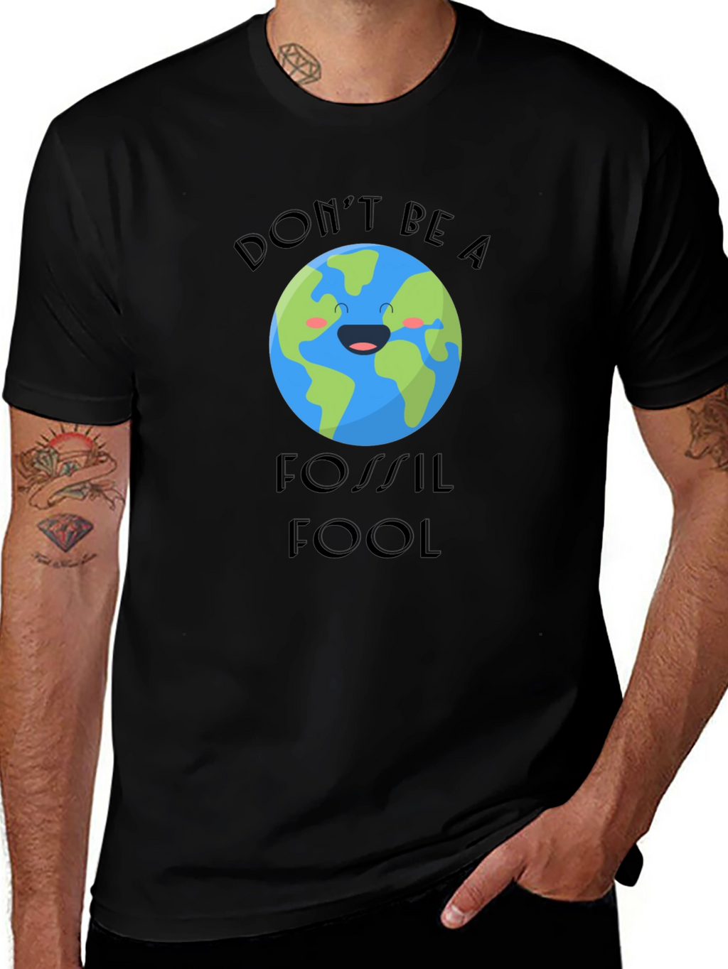 Dont Be A Fossil Fool Graphic T-Shirt