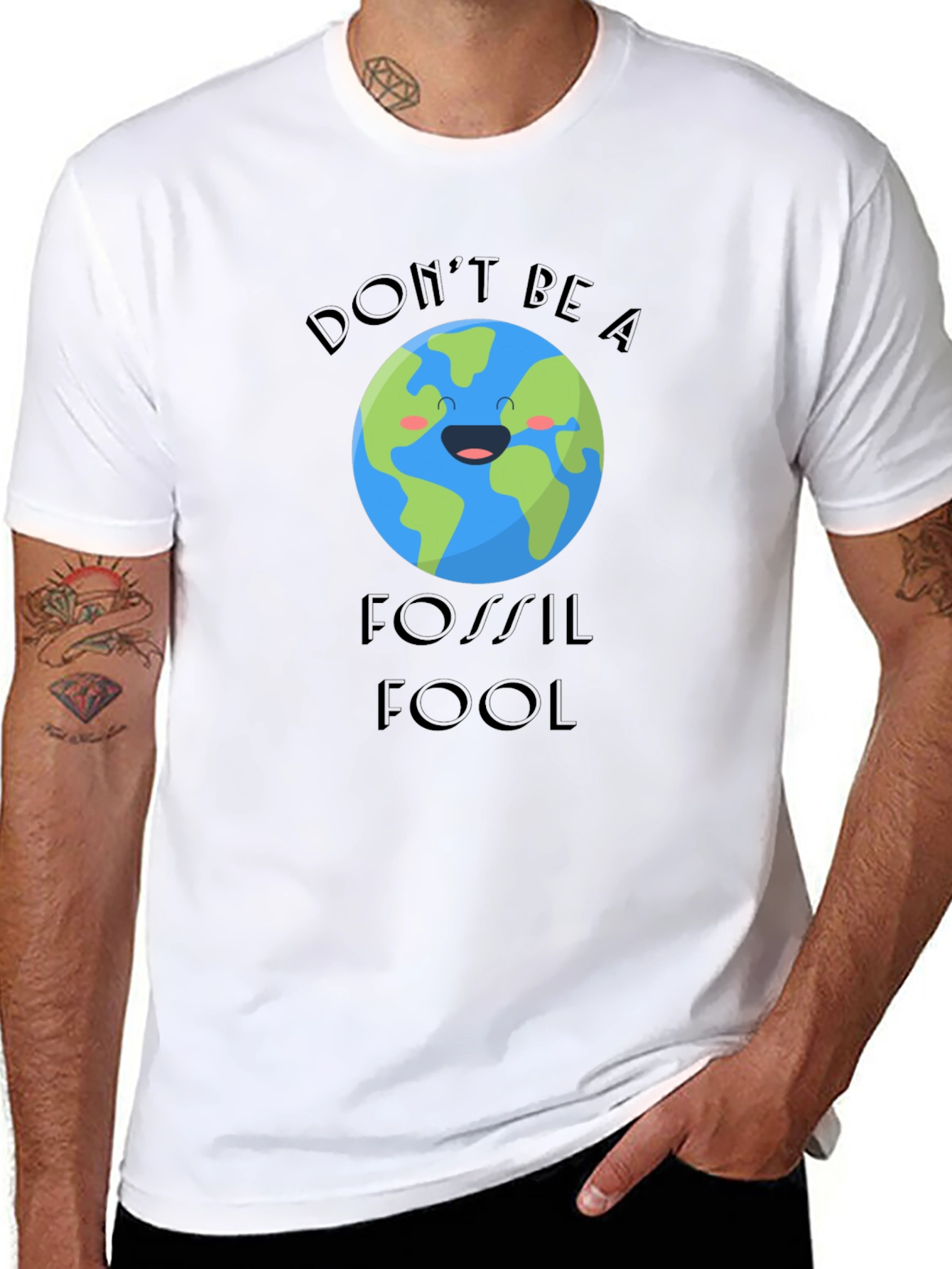Dont Be A Fossil Fool Graphic T-Shirt