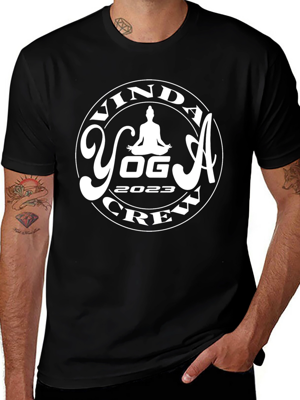 Yoga Crew 2023 Black T-Shirt