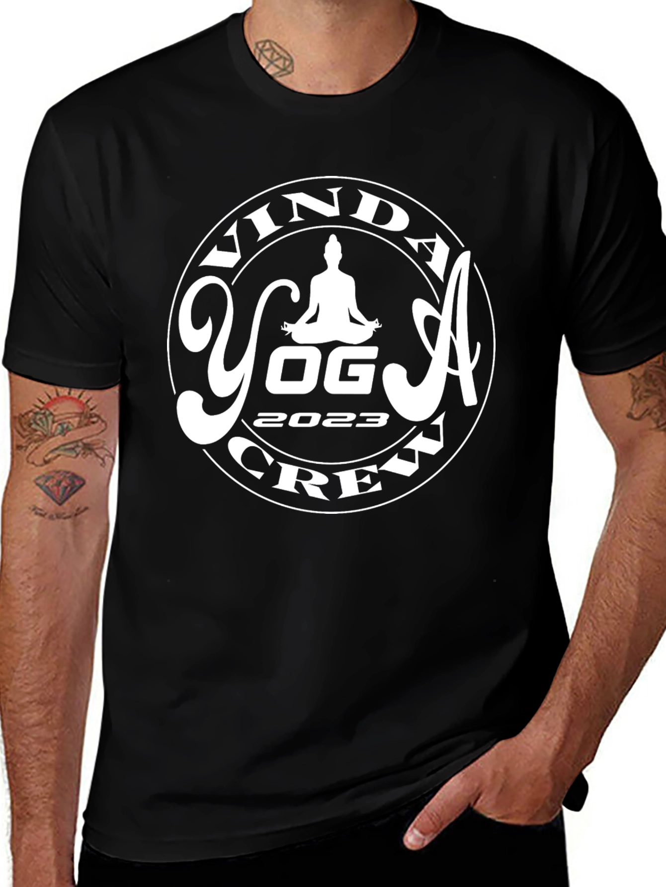 Yoga Crew 2023 Black T-Shirt