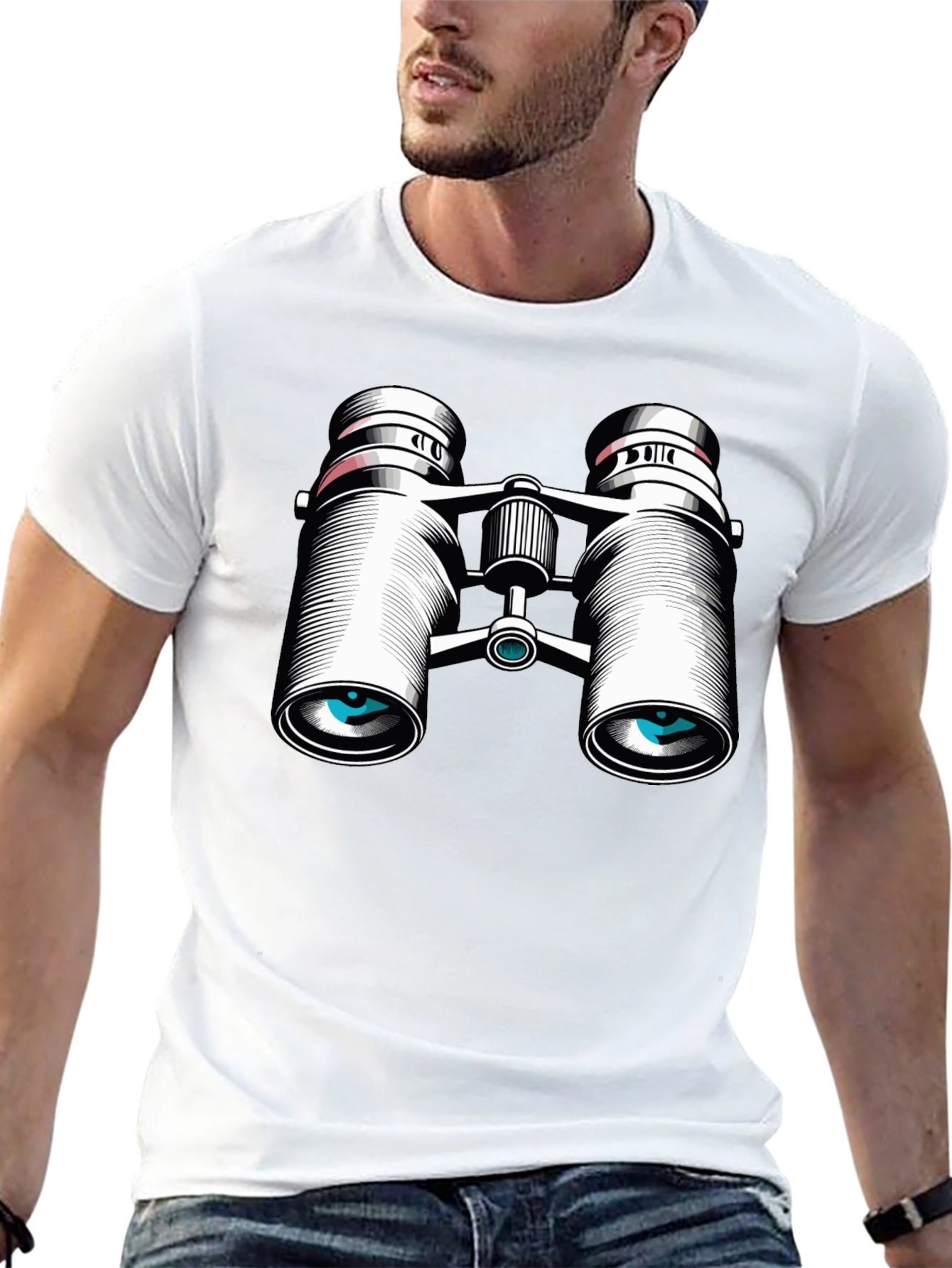 Binocular Vision Graphic Tee - Look Sharp!