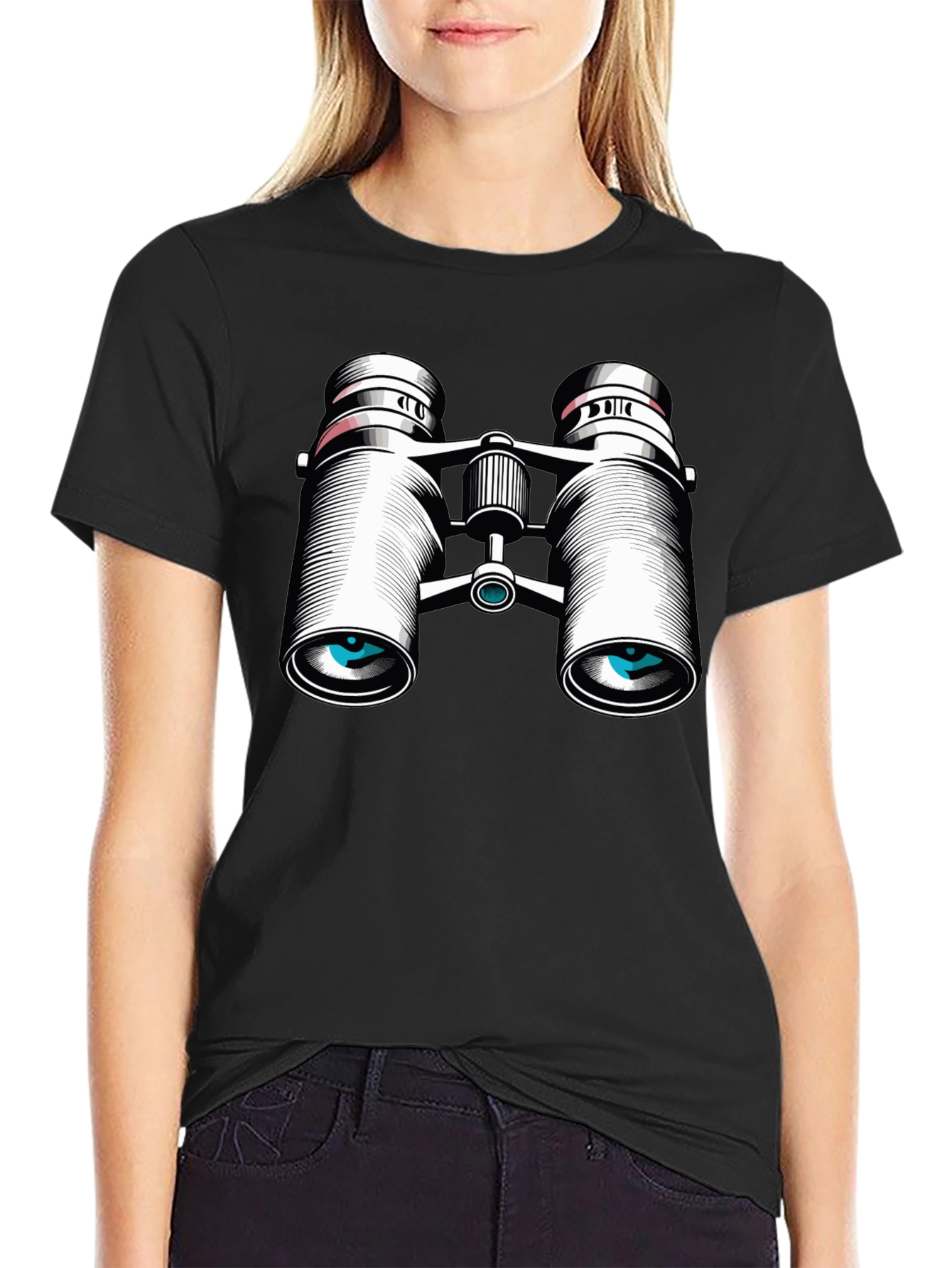 Binocular Vision Graphic Tee - Look Sharp!