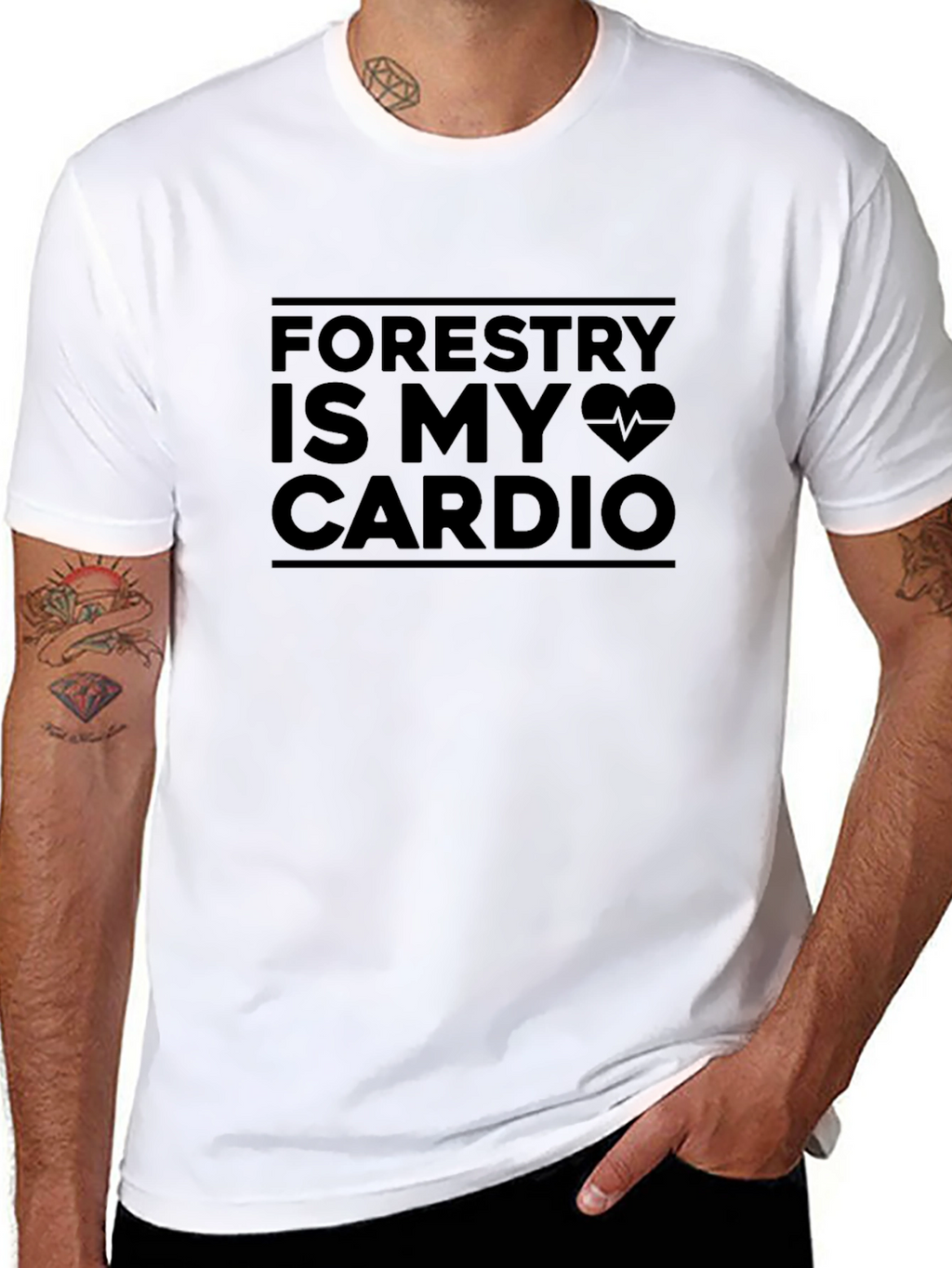 Forestry Is My Cardio Graphic T-Shirt