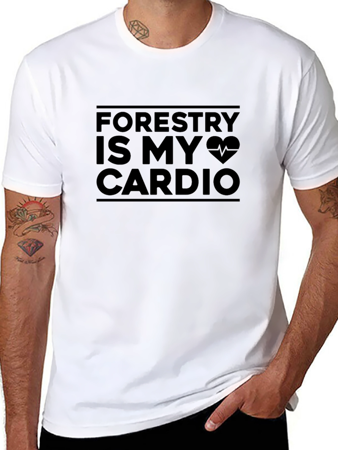Forestry Is My Cardio Graphic T-Shirt