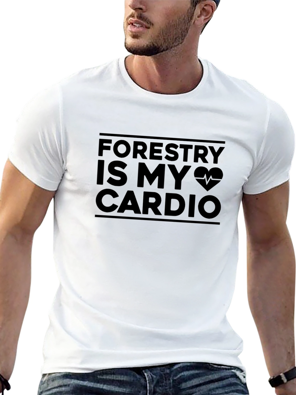 Forestry Is My Cardio Graphic T-Shirt