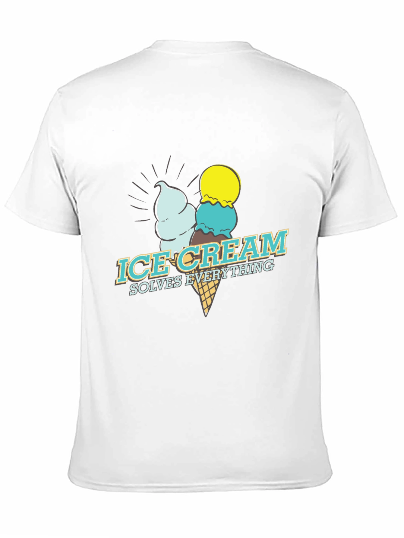 Ice Cream Solves Everything Graphic Tee