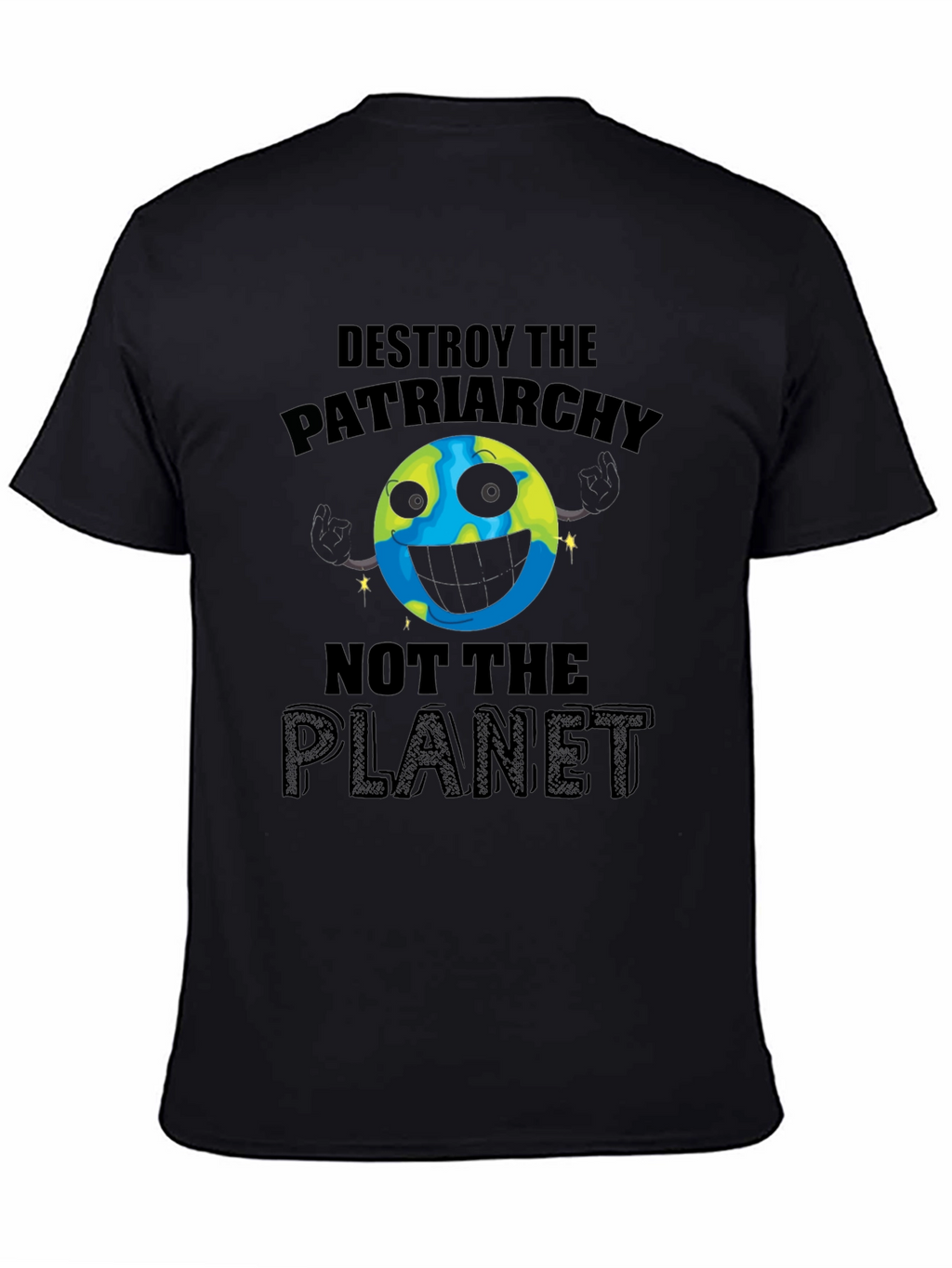 Destroy Patriarchy Planet Graphic Tee