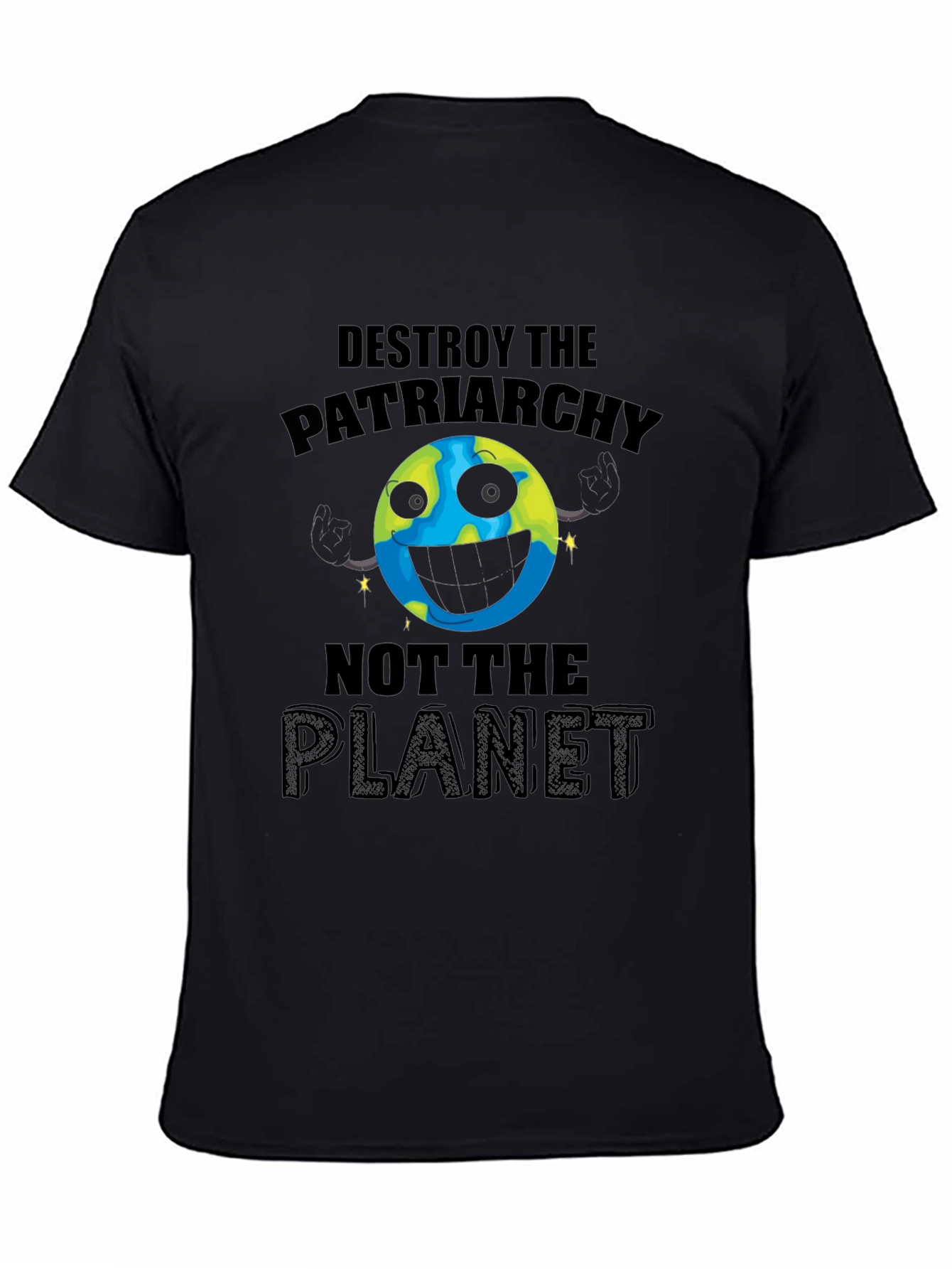 Destroy Patriarchy Planet Graphic Tee