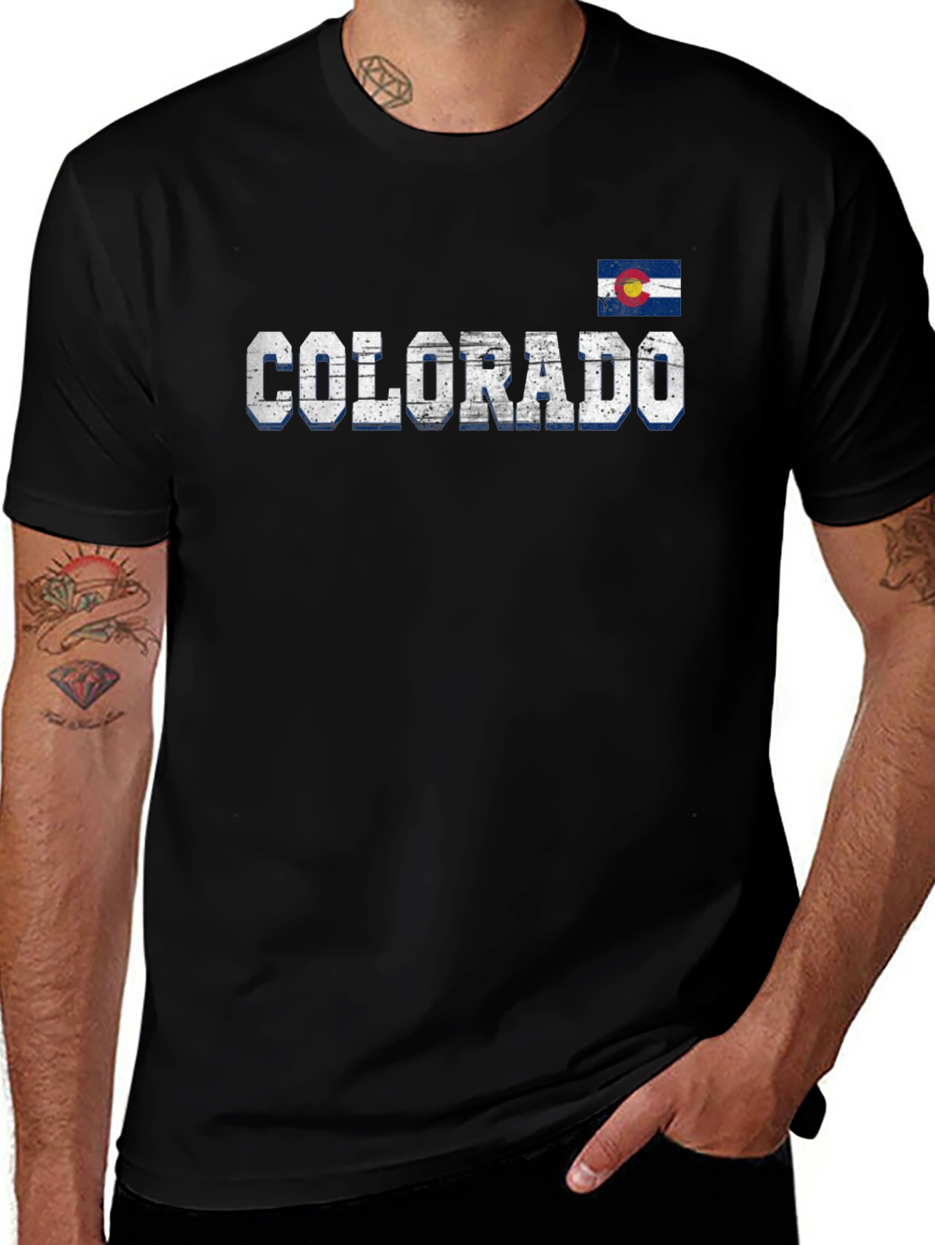 Colorado State Flag Graphic T-Shirt