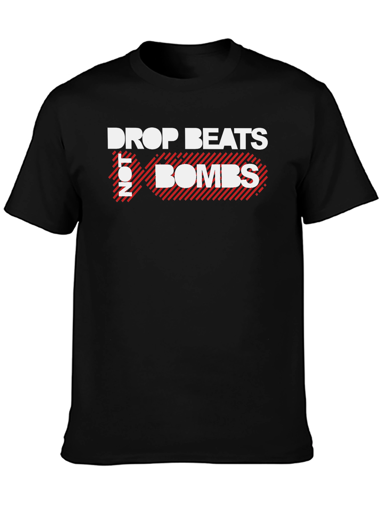 Drop Beats Not Bombs Graphic Tee - Unisex