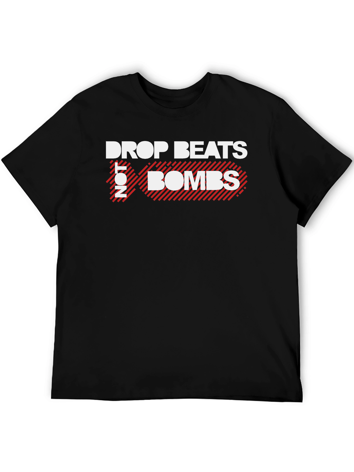 Drop Beats Not Bombs Graphic Tee - Unisex