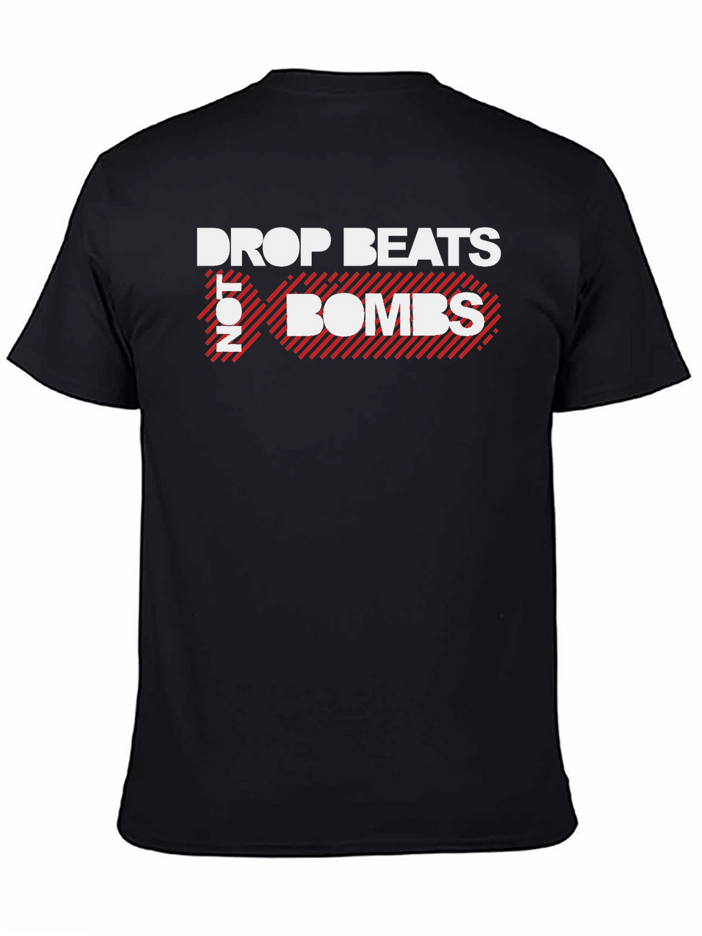 Drop Beats Not Bombs Graphic Tee - Unisex
