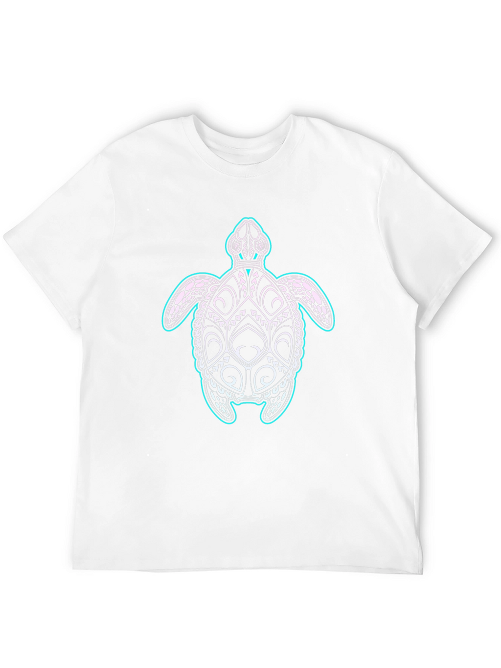 Black Turtle Print Graphic T-Shirt