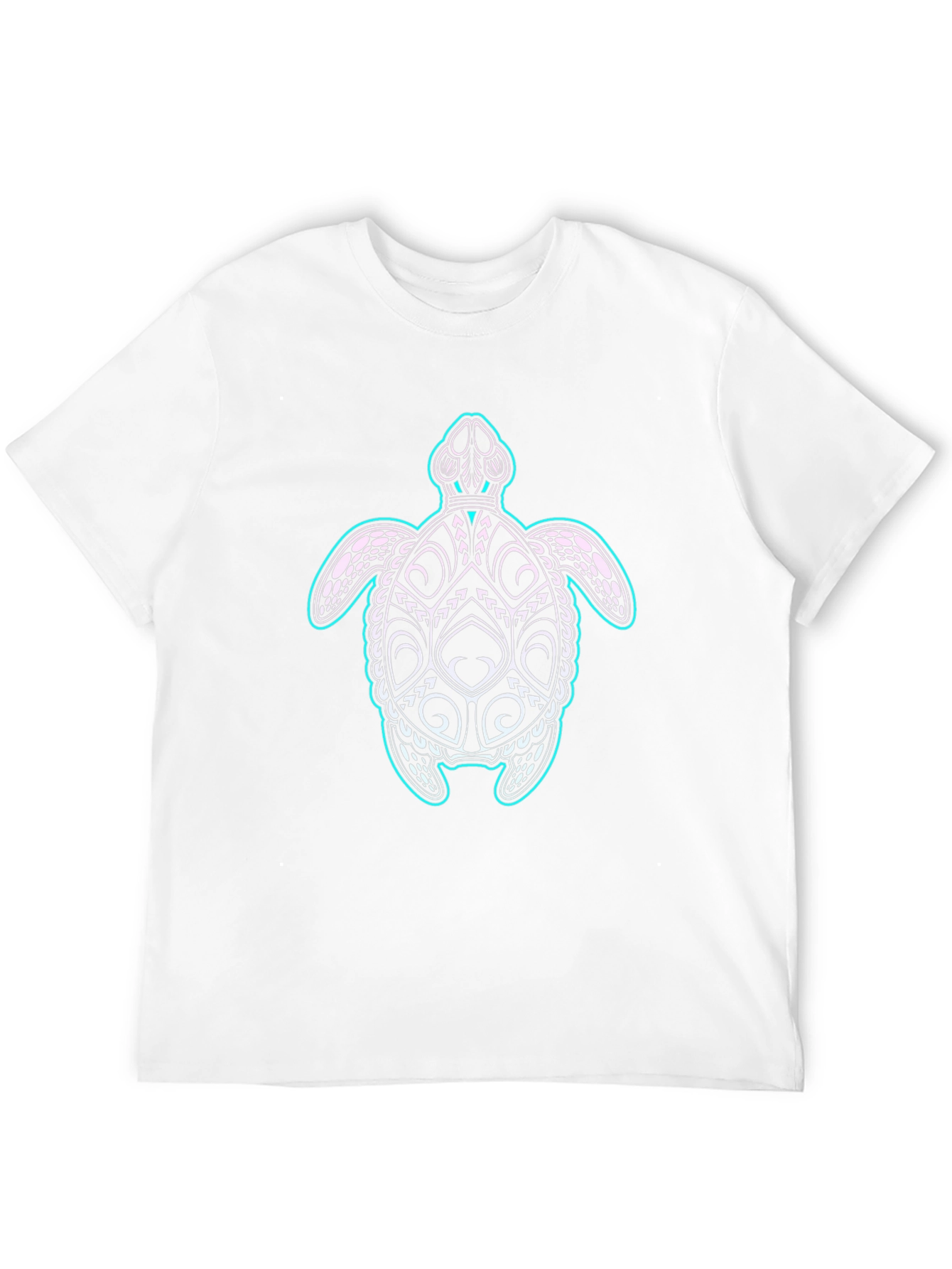 Black Turtle Print Graphic T-Shirt