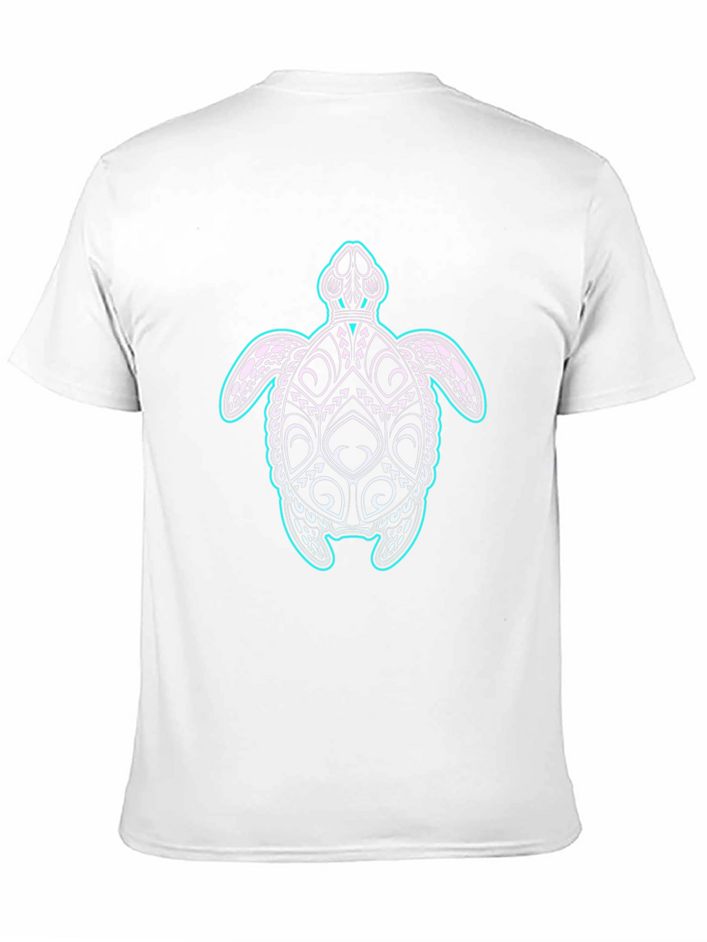 Black Turtle Print Graphic T-Shirt