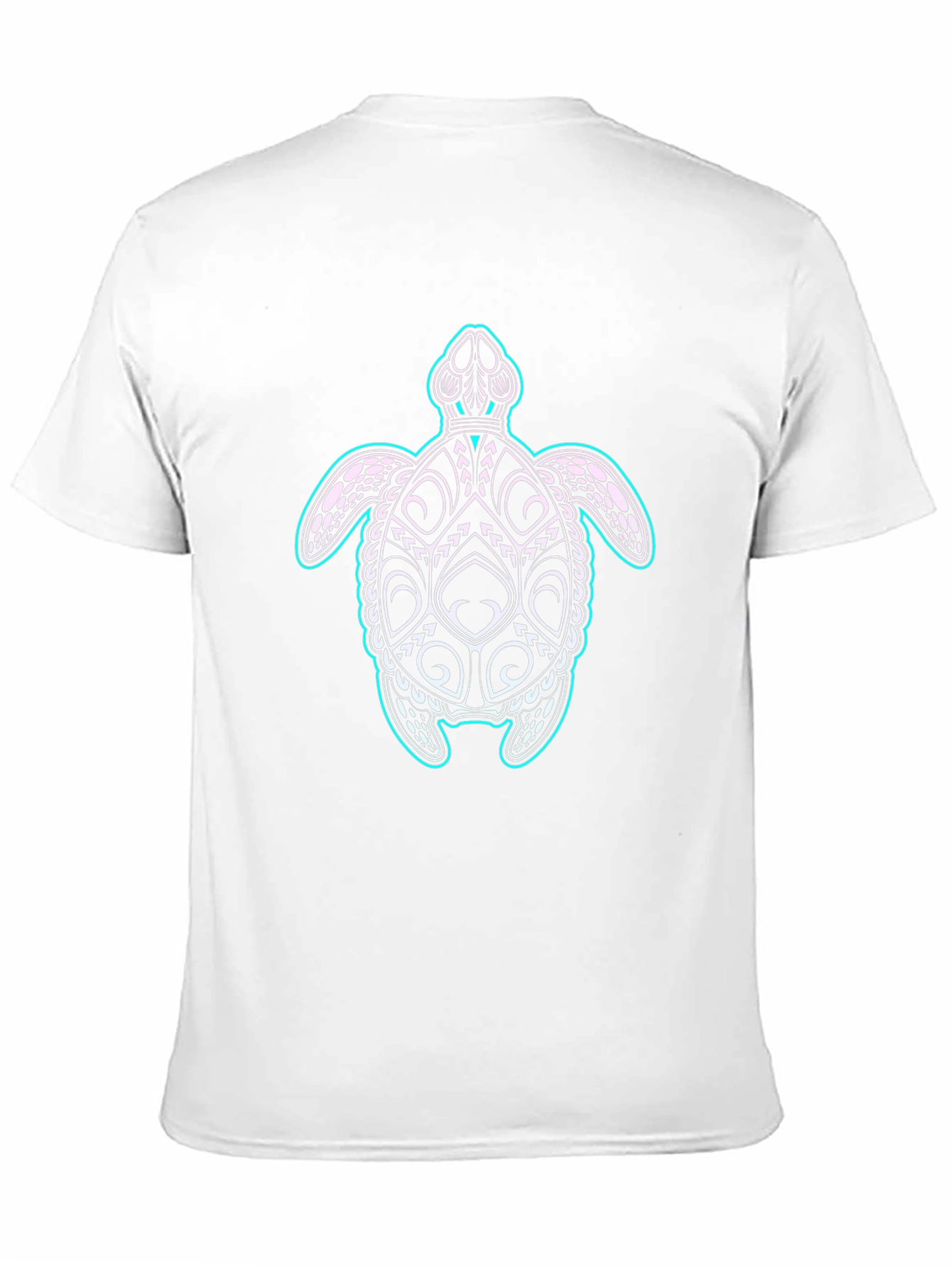 Black Turtle Print Graphic T-Shirt