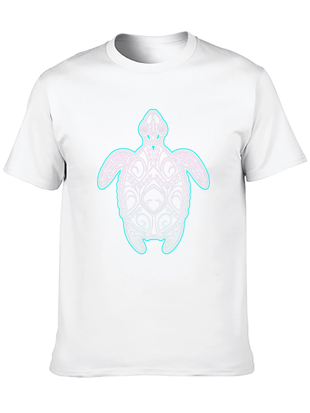 Black Turtle Print Graphic T-Shirt