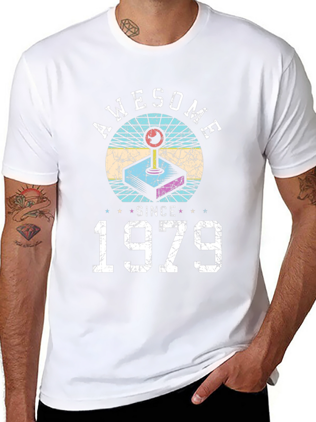 Awesome Since 1979 Retro Gaming T-Shirt