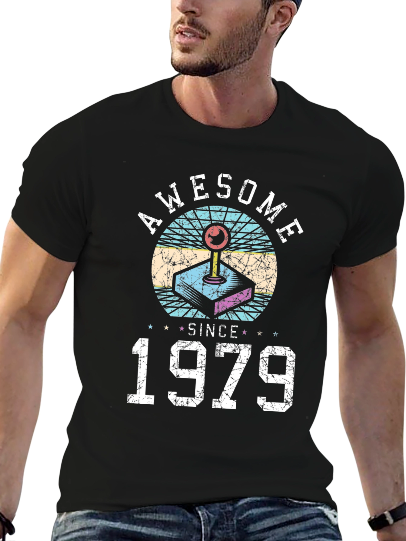 Awesome Since 1979 Retro Gaming T-Shirt