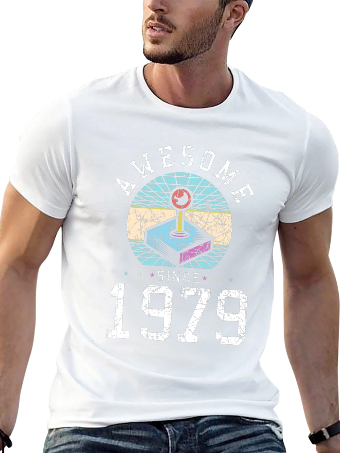 Awesome Since 1979 Retro Gaming T-Shirt
